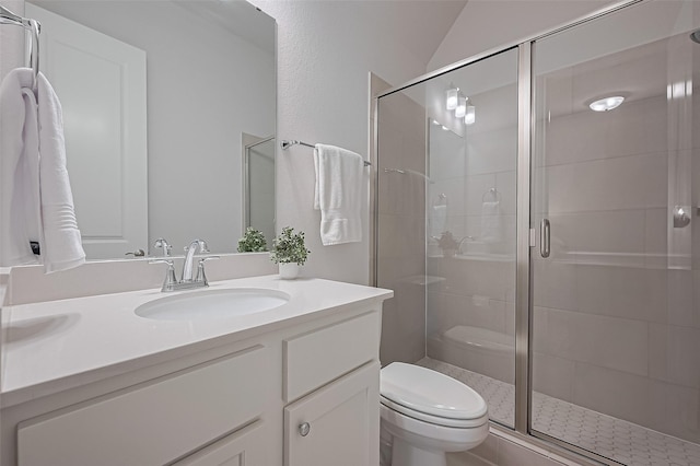 2430 Sunflower Cove Ln, Brookshire, TX 77423 - full bathroom featuring vanity and a stall shower