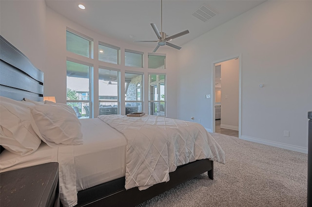 2430 Sunflower Cove Ln, Brookshire, TX 77423 - bedroom with carpet flooring and recessed lighting