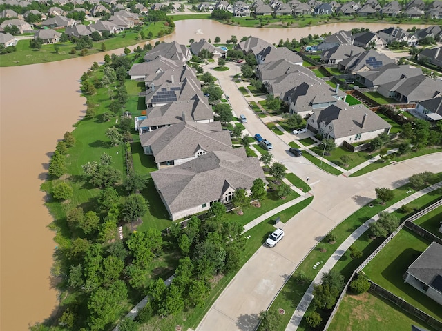 2430 Sunflower Cove Ln, Brookshire, TX 77423 - aerial overview of property's location featuring nearby suburban area and a nearby body of water