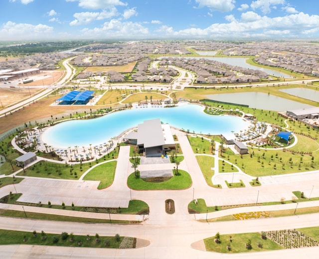 27219 Tulum Cv, Katy, TX 77493 - aerial view of residential area with a large body of water
