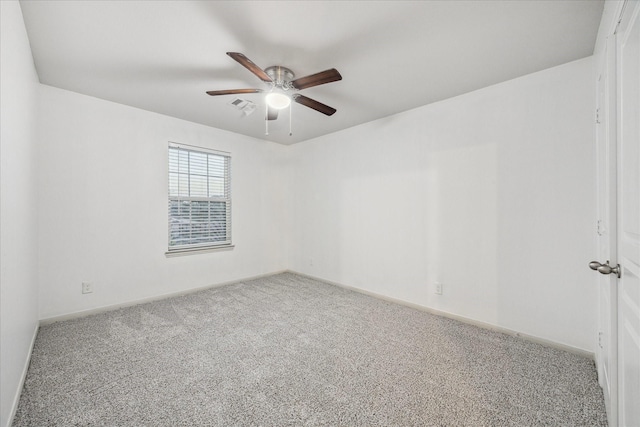 1516 Foshee Ct, Alvin, TX 77511 - unfurnished room with ceiling fan and carpet floors