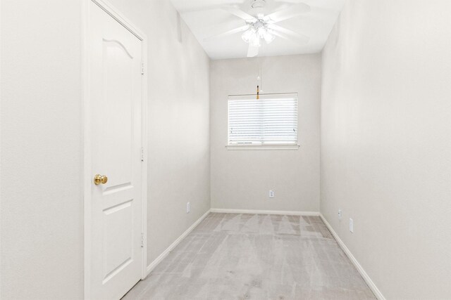 14015 Halprin Creek Dr, Cypress, TX 77429 - unfurnished room with ceiling fan and light colored carpet