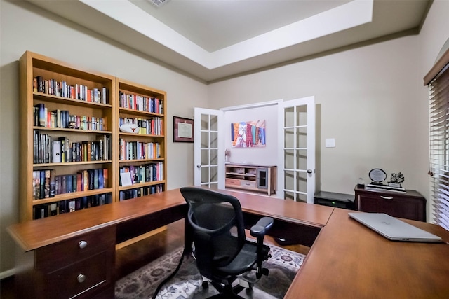 4507 Cinco Forest Trl, Katy, TX 77494 - home office with french doors