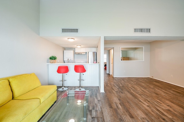325 Carolcrest Ln Unit 3, Livingston, TX 77351 - living room with wood finished floors and baseboards