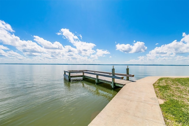 325 Carolcrest Ln Unit 3, Livingston, TX 77351 - dock featuring a water view