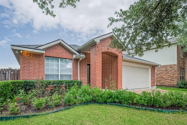 5515 Brookhollow Pines Ct, Houston, TX 77084 - view of front facade featuring brick siding, an attached garage, and a shingled roof