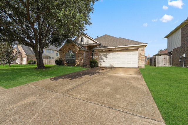 5723 Painted Trail Dr, Houston, TX 77084 - view of front facade with brick siding, driveway, and a garage