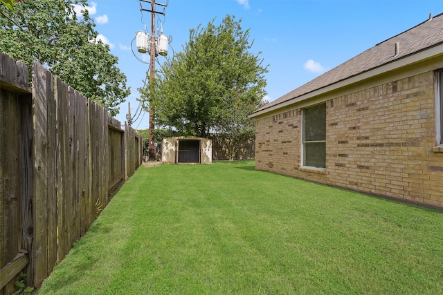5723 Painted Trail Dr, Houston, TX 77084 - fenced backyard with a storage unit