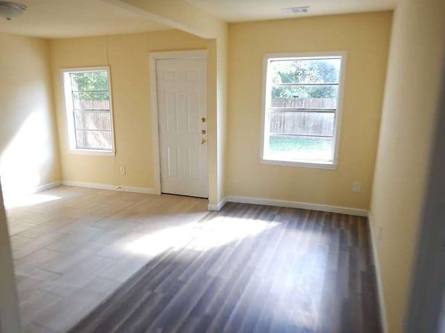 7121 Conley St, Houston, TX 77021 - foyer entrance featuring baseboards and wood finished floors