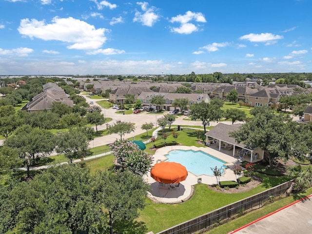 8342 Cassidy Creek Ct, Houston, TX 77095 - community pool with a residential view and a patio
