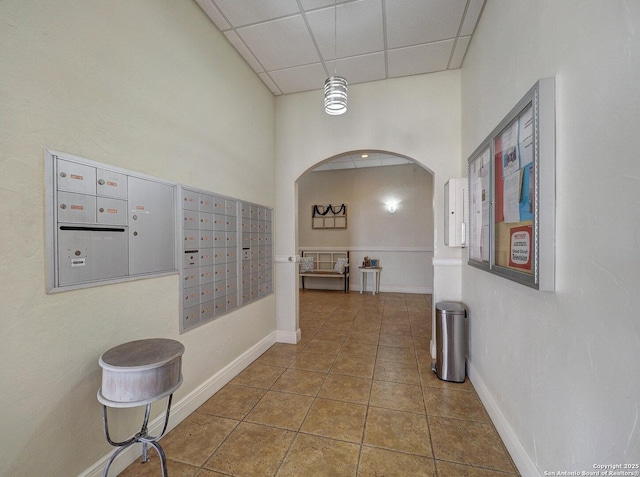 15002 Windward Dr Unit 207, Corpus Christi, TX 78418 - surrounding community featuring mail area and a paneled ceiling