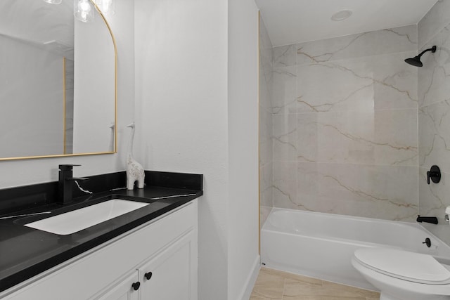 806 Lyngrove Dr, Houston, TX 77038 - full bath with vanity and bathing tub / shower combination