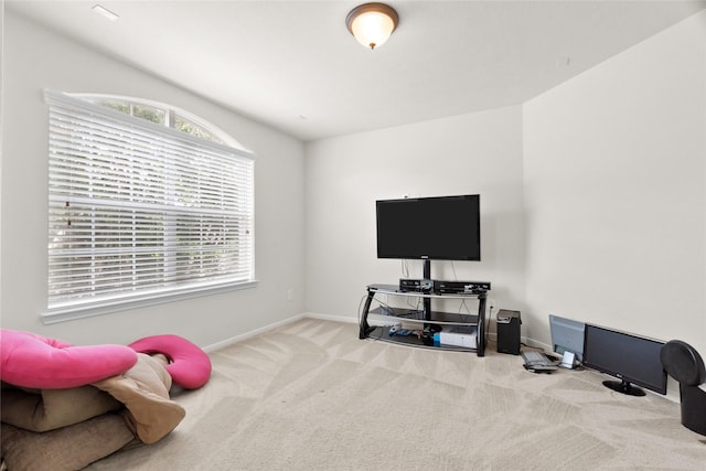 3922 Crestwind Ln, Richmond, TX 77407 - living room with carpet floors and baseboards