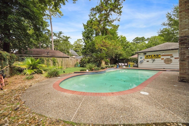 14615 Sunny Grove Dr, Houston, TX 77070 - view of pool featuring a fenced backyard
