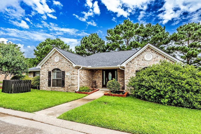 1608 Durham Dr, Huntsville, TX 77340 - ranch-style home featuring brick siding and roof with shingles