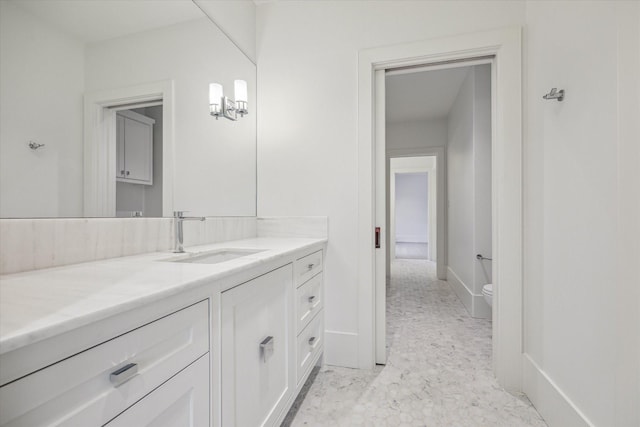 6626 Westchester Ave, West University Place, TX 77005 - bathroom with vanity and toilet