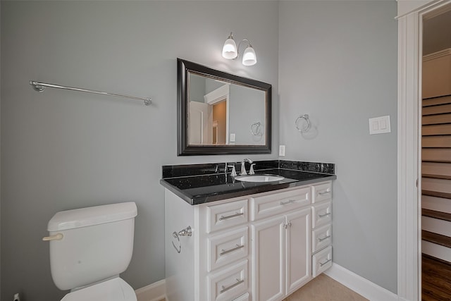 2106 Bidwell Dr, Houston, TX 77018 - bathroom with vanity and toilet