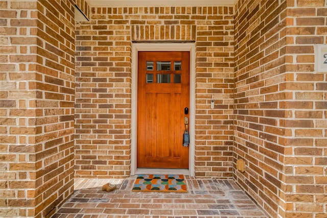2106 Bidwell Dr, Houston, TX 77018 - property entrance featuring brick siding