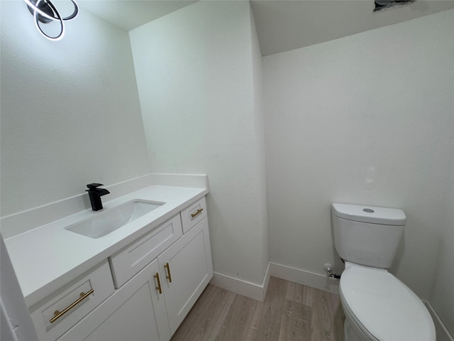 1719 Esther St B, Unit A, Houston, TX 77088 - bathroom with wood finished floors and vanity