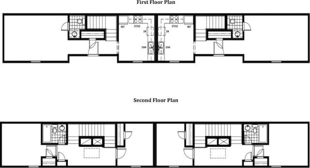 1719 Esther St B, Unit A, Houston, TX 77088 - view of property floor plan