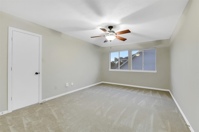 17422 Sunset Arbor Dr, Tomball, TX 77377 - carpeted empty room featuring a ceiling fan and baseboards