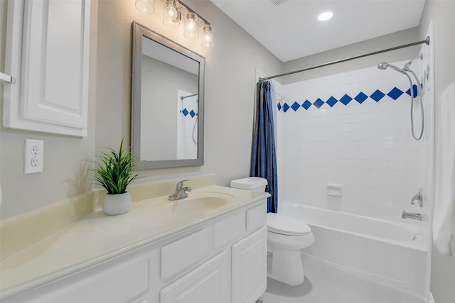 17422 Sunset Arbor Dr, Tomball, TX 77377 - full bathroom featuring vanity and shower / bath combination with curtain