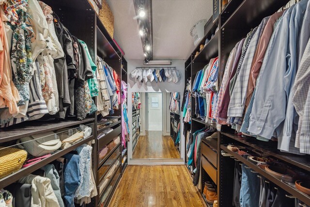 2603 Haverhill Dr, Houston, TX 77008 - spacious closet with light wood-type flooring
