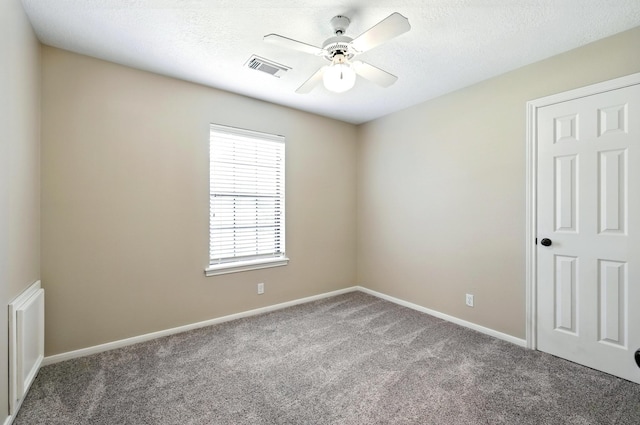 24806 Silver Leaf St, Magnolia, TX 77355 - carpeted spare room featuring a ceiling fan and a textured ceiling