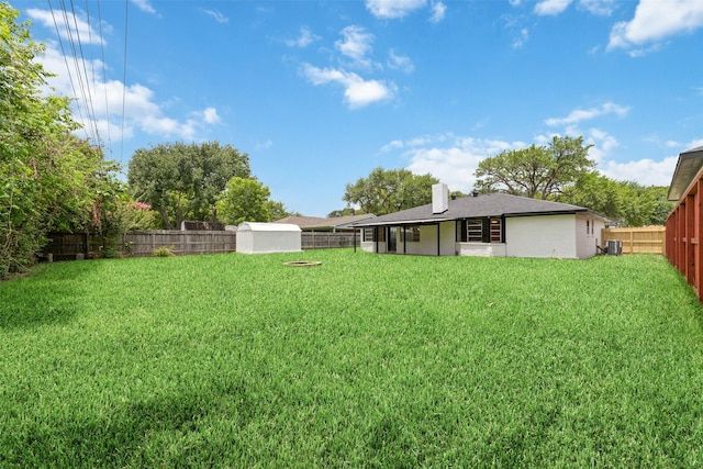 13019 Foxburo Dr, Houston, TX 77065 - fenced backyard with a shed