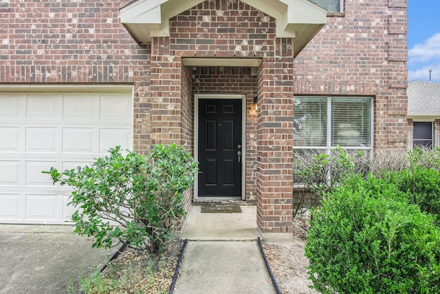 20515 Rustic Rail Ct, Cypress, TX 77433 - property entrance featuring brick siding and an attached garage
