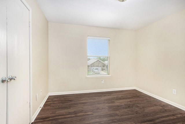 20515 Rustic Rail Ct, Cypress, TX 77433 - unfurnished bedroom featuring dark wood-type flooring and baseboards