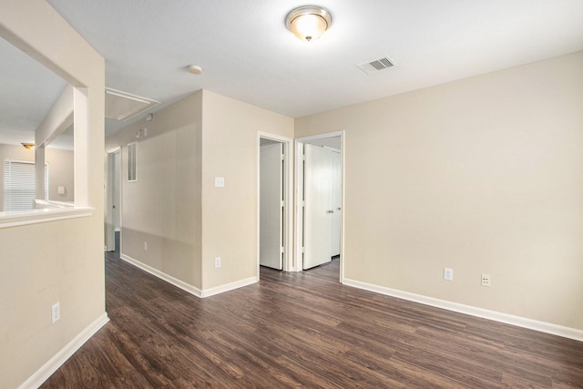 20515 Rustic Rail Ct, Cypress, TX 77433 - unfurnished room featuring attic access, wood finished floors, and a smoke detector