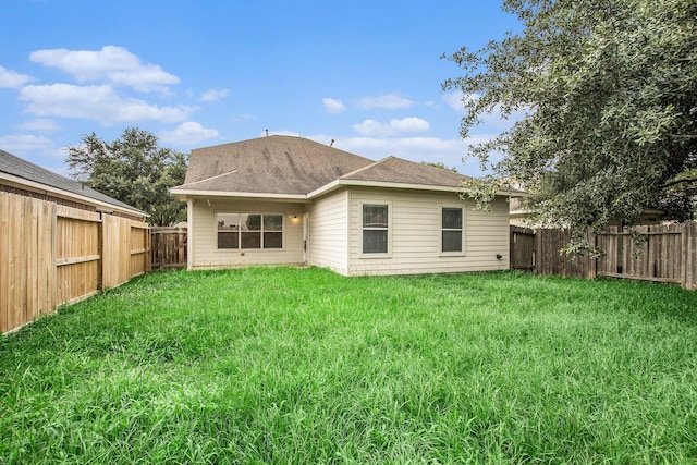 20515 Rustic Rail Ct, Cypress, TX 77433 - back of house featuring a fenced backyard and a shingled roof