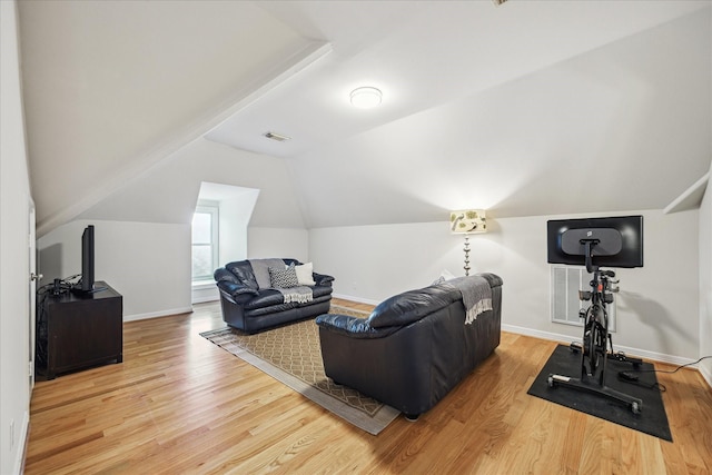 3614 University Blvd, West University Place, TX 77005 - living room with wood finished floors and vaulted ceiling
