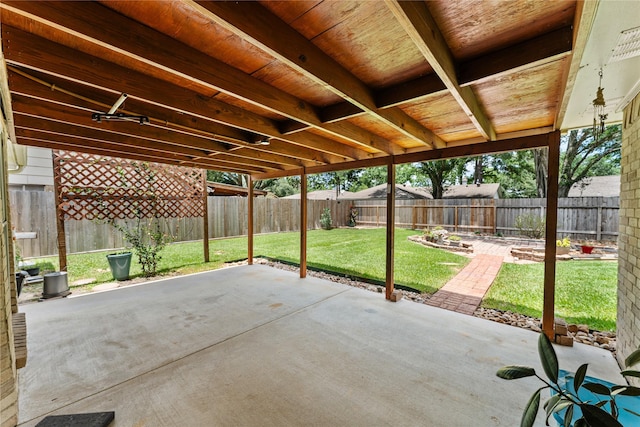 3426 Acorn Springs Ln, Spring, TX 77389 - fenced backyard featuring a patio area