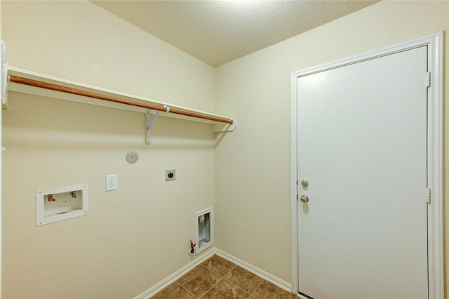 14839 Fir Knoll Way, Cypress, TX 77429 - washroom with hookup for a gas dryer, hookup for an electric dryer, washer hookup, and light tile patterned floors