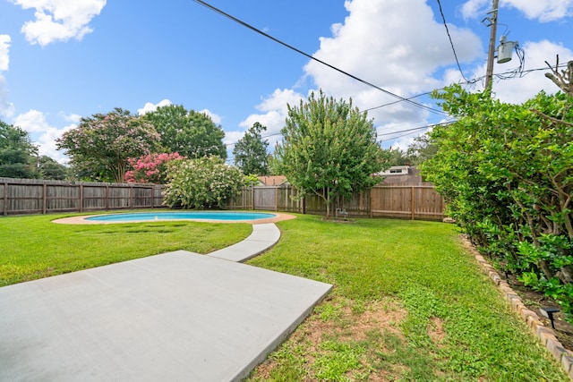 2111 Bron Holly Dr, Houston, TX 77018 - fenced backyard with a patio area