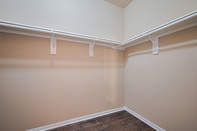 8134 Menorca Cove Dr, Cypress, TX 77433 - walk in closet featuring dark wood-style floors