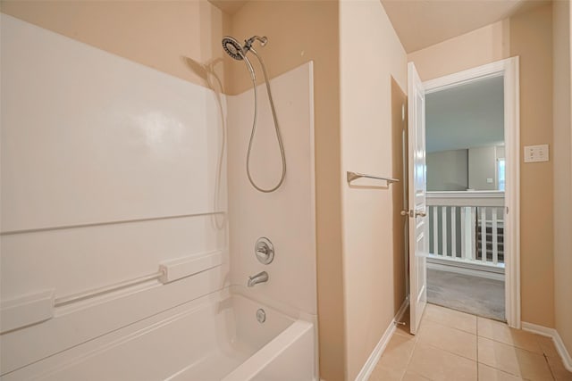 8134 Menorca Cove Dr, Cypress, TX 77433 - full bath with bathtub / shower combination and tile patterned floors
