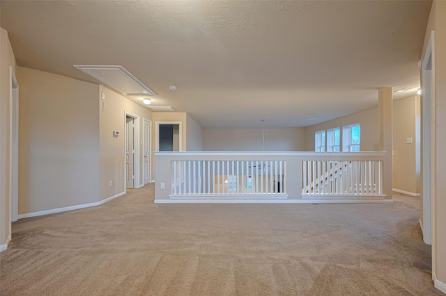 8134 Menorca Cove Dr, Cypress, TX 77433 - empty room featuring attic access and carpet floors