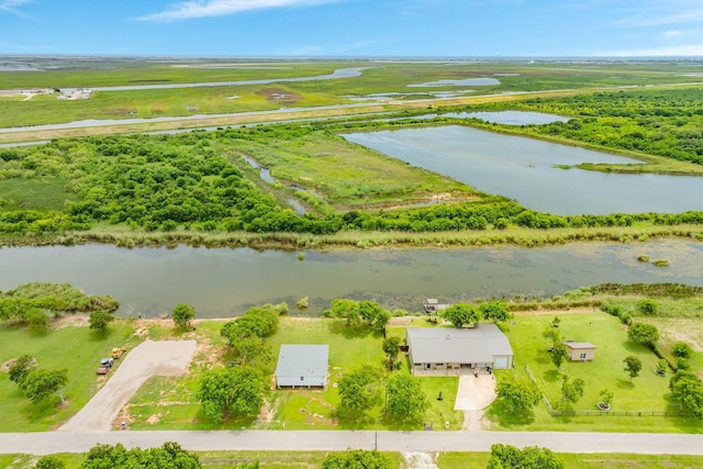 1927 Duncan Dr, Oyster Creek, TX 77541 - bird's eye view of a large body of water