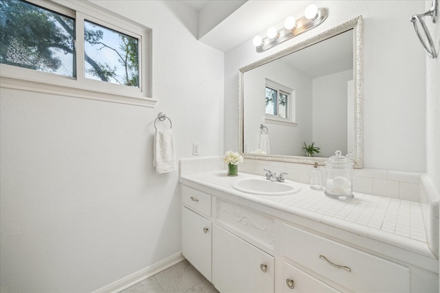 10014 Moorberry Ln, Houston, TX 77080 - bathroom featuring vanity and baseboards