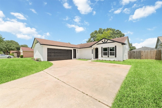 11114 Daybreak Ln, Cypress, TX 77429 - view of front of property with an attached garage, driveway, and brick siding