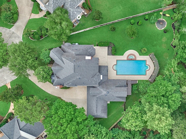 62 N Turtle Rock Ct, The Woodlands, TX 77381 - aerial overview of property's location