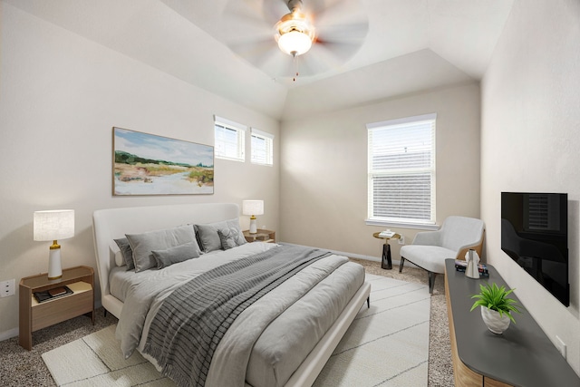 23414 Bracino Lake Dr, Katy, TX 77493 - bedroom with light colored carpet, ceiling fan, and a tray ceiling