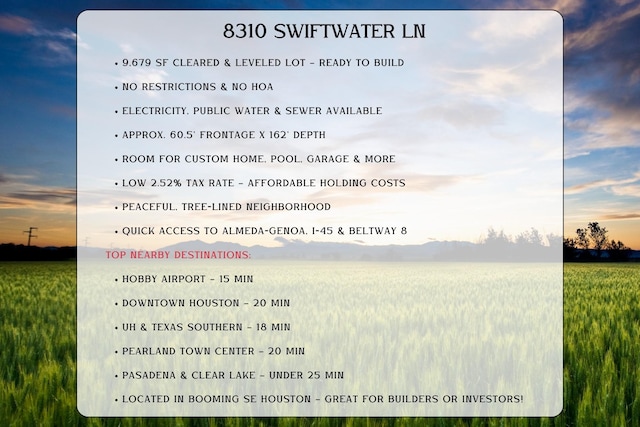 8310 Swiftwater Ln, Houston, TX 77075