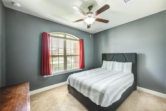 19723 Alton Springs Dr, Cypress, TX 77433 - carpeted bedroom featuring baseboards and a ceiling fan
