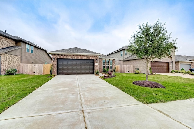 18822 Fulvetta Haven Way, Richmond, TX 77407 - view of front facade with brick siding, driveway, roof with shingles, and an attached garage