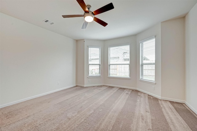 18822 Fulvetta Haven Way, Richmond, TX 77407 - unfurnished room with ceiling fan and light carpet