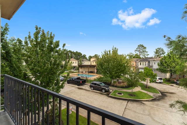 127 Benjis Pl, The Woodlands, TX 77380 - balcony with a residential view